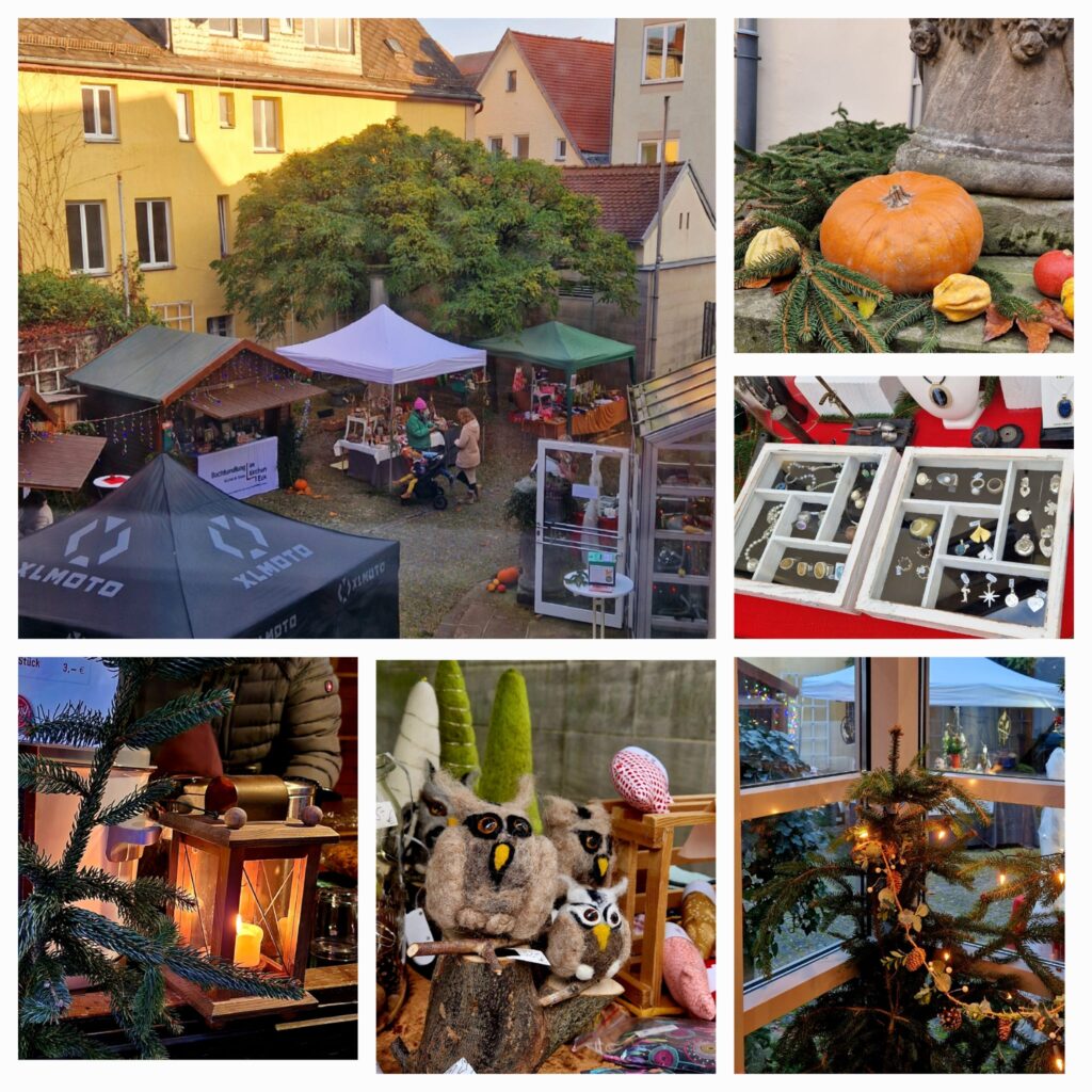 Collage aus Eindrücken vom Herbstmarkt 2024